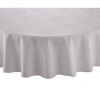 white satin band cotton tablecloths for rectangle table decorations in banquets, events, weddings