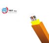 Flat fiber ribbon cable indoor fiber optic cable duplex optical fiber cable