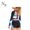 custom rhinestones sublimation youth sparkle cheerleading uniforms