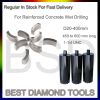 Diamond core drill bit