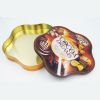 flower-shape chocolate tin box manufacture in China