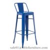 modern indoor outdoor plastic metal high bar stool chair