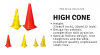 Agility-Cone Series-Marker Cone. Flat Cone, High cone 