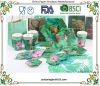 New Fashion Design Party Supplies Jungle Theme Party Decoration Set Which Include Paper tablecloth plates cups napkins straws treat bags gift bags garland invitation cards