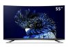 55inch 34 nuclear primary color quantum dot artificial intelligence HDR ultra-thin 4K curved TV (deep ash) free shipping 