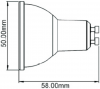 Factory 5W GU10 COB LED Spotlight