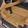 High quality wood imitation Artificial PVC leather 3D car floor mats