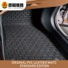 OEM car PVC leather floor mats customized for different car models with additional accessories