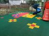 PP interlock flooring tiles for kids playground