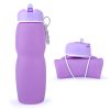 Custom Print Silicone Water Bottle Collapsible For Kids School