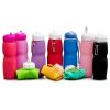 Custom Print Silicone Water Bottle Collapsible For Kids School