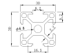 BT3030 aluminum profile