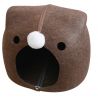 Customized Nature Felt Funny Cute Heated Cat House Outdoor