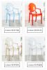 Victoria Ghost Chair.Modern European chair.Transparent plastic chair.Devil Ghost Chair.