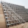 Food Grade AISI304 wire ring eye link conveyor belt used for pizza tunnel oven