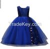 Girls Embroidery Dance Mesh Dress