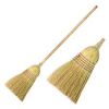 sorghum broom with stick