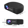 Home Theater Projector Max. 150" Display with Android WIFI Full HD LED Projector 1080P/HDMI/VGA/USB