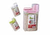 pp plastic cereal storage bottle and box with measure cup