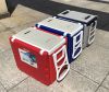 Plastic folded cooler ...