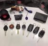 Car alarm system and remote control