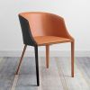 New Style Cross Back Custom Color Dining Coffee Nordic Bar Chair With Wooden Leg.