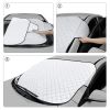 Premium 4 Layers Aluminum Foil Sunshade Waterproof Car Windshield Snow