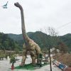 Life-size robotic dinosaur animatronic brachiosaurus models