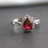 Gemstone Ring, Pear shape Ring-SGR02-1