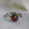 Gemstone Ring, Pear shape Ring-SGR02-1