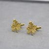 Golden Maple Cufflink