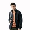 Fashion Mens Waterproof Softshell Jacket Winter Casual Jackets