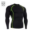 Designer Dry Fit Long Sleeve Blank Men Custom Fitness T-Shirt With Com