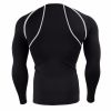 Designer Dry Fit Long Sleeve Blank Men Custom Fitness T-Shirt With Com