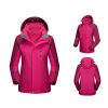 Womens 2 in 1 Set Clothing Winter Parka Windbreaker Coat Outdoor Wa