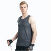 New Arrival Printing Basic Breathable Soft Sleeveless Camping Men Vest 