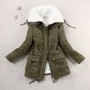 Winter Coat Women military Outwear Medium-Long Wadded Hooded snow Parka thickness Cotton Warm casual Jacket Plus Size 