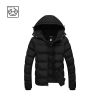 Men's Winter Thicken Cotton Coat Puffer Jacket with Removable Hood 