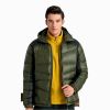 Men Clothing Extra Thick Goose Down Jacket Nylon Fabric