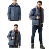 High Quality Heavy Duck Down Feather Jacket Mens Winter Fashion Outdoor Jacket