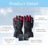 Winter Heating Gloves Hand Warmer Rechargeable Battery Heated Gloves Cycling Gloves 