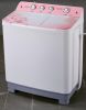 Semi automatic washing machine twin tub washing machine with glass lid