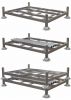 Foldable collapsible stacking stackable assembly Racks Pallet Stillage Storage Logistic Transportation Tyres Textile Roll