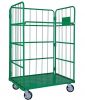 Foldable collapsible assembly Roll Container Trolley Rolling Cage Storage Logistic Transportation