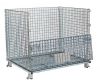 Foldable collapsible stackable wire mesh container Storage Logistic Transportation Cage Box Stillage