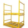 Foldable collapsible stacking stackable assembly Racks Pallet Stillage Storage Logistic Transportation Tyres Textile Roll