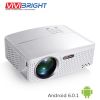 wholesake new  VIVIBRIGHT LED Projector GP80 / UP. 1800 Lumens. (Optional Android 6.0.1, WIFI, Bluetooth Simple Beamer) Support Full HD, 1080P