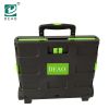 Plastic Moving Shopping Utility Foldable Cart Trolley on Wheels