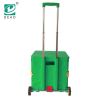 OEM available fashion and smart foldable plastic shopping trolley cart with universal wheels for adults