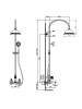 Wall-mounted Shower Faucet With Hand Shower